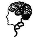 Brain Tree Metal Wall Art - Abstract Woman Head Silhouette Steel Decor- KAF318