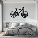 Butterfly Wheel Bicycle Metal Wall Art – Modern Artistic Bike Silhouette Decor- KAF319