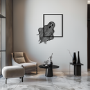 Ghost Metal Wall Art – Spooky Ghost Silhouette Steel Decor for Halloween or Gothic Interiors- KAF329