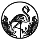 Flamingo Metal Wall Art – Elegant Flamingo Silhouette Steel Decor for Tropical and Modern Spaces- KAF333
