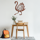 Swan Metal Wall Art – Graceful Swan Silhouette Steel Decor for Elegant and Nature-Inspired Spaces- KAF335