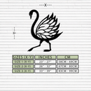 Swan Metal Wall Art – Graceful Swan Silhouette Steel Decor for Elegant and Nature-Inspired Spaces- KAF335