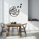 Flying Birds from Branch Metal Wall Art – Nature-Inspired Silhouette Steel Decor for Elegant Interiors- KAF343