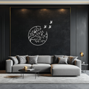 Flying Birds from Branch Metal Wall Art – Nature-Inspired Silhouette Steel Decor for Elegant Interiors- KAF343