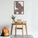 Geometric Curve Panel Metal Wall Art – Modern Abstract Steel Decor- KAF364