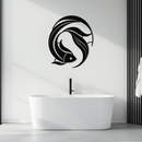 Japanese fish Metal Wall Art – Elegant Minimalist Ocean Decor- KAF379