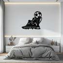 Custom Soccer Trophy and Cleat Metal Wall Art – Personalized Sports Decor for Athletes- KAF395