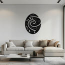 Te Fiti’s Heart  Metal Wall Art – Polynesian Spiral Symbol Decor for Home- KAF406