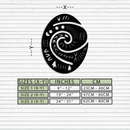 Te Fiti’s Heart  Metal Wall Art – Polynesian Spiral Symbol Decor for Home- KAF406