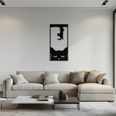 Cute Cat and Kitten Metal Wall Art – Playful Hanging Cat Silhouette Steel Decor for Pet Lovers and Home Interiors- KAF407