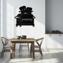 Cute Yummy Toast Metal Wall Art – Playful Kitchen Decor with Smiling Toast Characters on Toaster for Modern Home- KAF412
