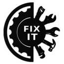 Fix It Tools Metal Wall Art – Industrial Gear & Hand Tools Silhouette Black Steel Decor for Garage or Workshop- KAF419