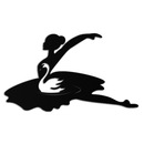 Ballet Dancer with Swan Silhouette Metal Wall Art – Elegant Black Steel Decor for Ballet Studios, Bedrooms, and Living Spaces- KAF466