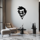 Joker Metal Wall Art - Iconic Villain Steel Silhouette for Bold Interiors - KAF469