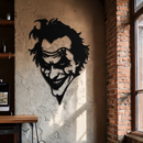Joker Metal Wall Art - Iconic Villain Steel Silhouette for Bold Interiors - KAF469