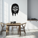 Schizophrenia Metal Wall Art - Dual Expression Steel Silhouette Decor- KAF473