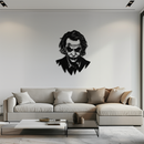 Joker Metal Wall Art - Iconic Villain Steel Silhouette for Bold Interiors- KAF474