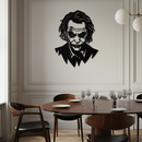 Joker Metal Wall Art - Iconic Villain Steel Silhouette for Bold Interiors- KAF474