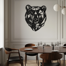 Bear Metal Wall Art - Wild Animal Steel Silhouette for Nature-Inspired Decor- KAF475