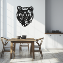 Bear Metal Wall Art - Wild Animal Steel Silhouette for Nature-Inspired Decor- KAF475