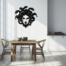 Medusa Metal Wall Art - Mythological Snake Hair Woman Steel Wall Decor- KAF481