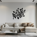 Musical Tree Branch Metal Wall Art - Note Inspired Steel Decor- KAF484