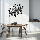 Musical Tree Branch Metal Wall Art - Note Inspired Steel Decor- KAF484