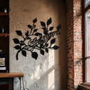 Musical Tree Branch Metal Wall Art - Note Inspired Steel Decor- KAF484