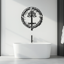 Lord of the Rings Metal Wall Art - Silhouette Fantasy Steel Decor for Home & Office- KAF485