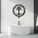 Lord of the Rings Metal Wall Art - Silhouette Fantasy Steel Decor for Home & Office- KAF485