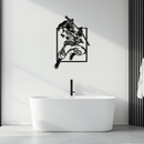 Yasuo Sword Silhouette Metal Wall Art - League of Legends-Inspired Steel Decor- KAF486