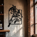 Yasuo Sword Silhouette Metal Wall Art - League of Legends-Inspired Steel Decor- KAF486