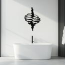 Freedom Hands Silhouette Metal Wall Art – Black Steel Inspirational Home Decor- KAF488