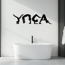 Yoga Pose Silhouette Metal Wall Art – Modern Fitness Home Decor- KAF530