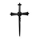Christian Barbed Wire Cross Metal Wall Art – Religious Rustic Home Decor- KAF553