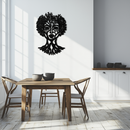 Monstera Leaf Trio Metal Wall Art – Modern Botanical Black Wall Decor- KAF554
