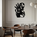 Iron Man Hand Gesture Silhouette Metal Wall Art – Superhero Home Decor- KAF573
