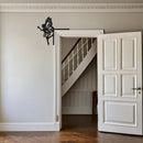 Fairy Corner Metal Door Decor – Whimsical Butterfly Fairy Holding Star Design- KAF602