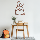 Funny Bunny Butt Metal Wall Art – Playful Easter Rabbit Decor- KAF622