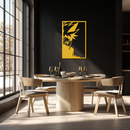 Naruto Inspired Metal Wall Art – Minimalist Ninja Silhouette Panel- KAF624