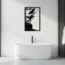 Naruto Inspired Metal Wall Art – Minimalist Ninja Silhouette Panel- KAF624