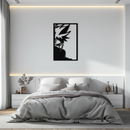 Naruto Inspired Metal Wall Art – Minimalist Ninja Silhouette Panel- KAF624