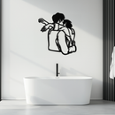 Embracing Couple Metal Wall Art – Romantic Silhouette for Modern Interiors- KAF647