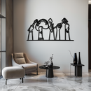 Paint Brushes Metal Wall Art – Creative Studio Decor for Artists and Art Lovers- KAF652