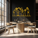 Paint Brushes Metal Wall Art – Creative Studio Decor for Artists and Art Lovers- KAF652