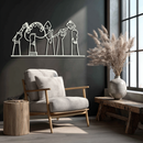 Paint Brushes Metal Wall Art – Creative Studio Decor for Artists and Art Lovers- KAF652
