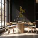 Bugs Bunny Metal Wall Art – Iconic Cartoon Character Silhouette for Fans- KAF660