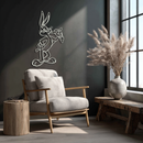 Bugs Bunny Metal Wall Art – Iconic Cartoon Character Silhouette for Fans- KAF660