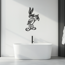Bugs Bunny Metal Wall Art – Iconic Cartoon Character Silhouette for Fans- KAF660