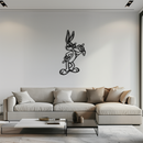 Bugs Bunny Metal Wall Art – Iconic Cartoon Character Silhouette for Fans- KAF660